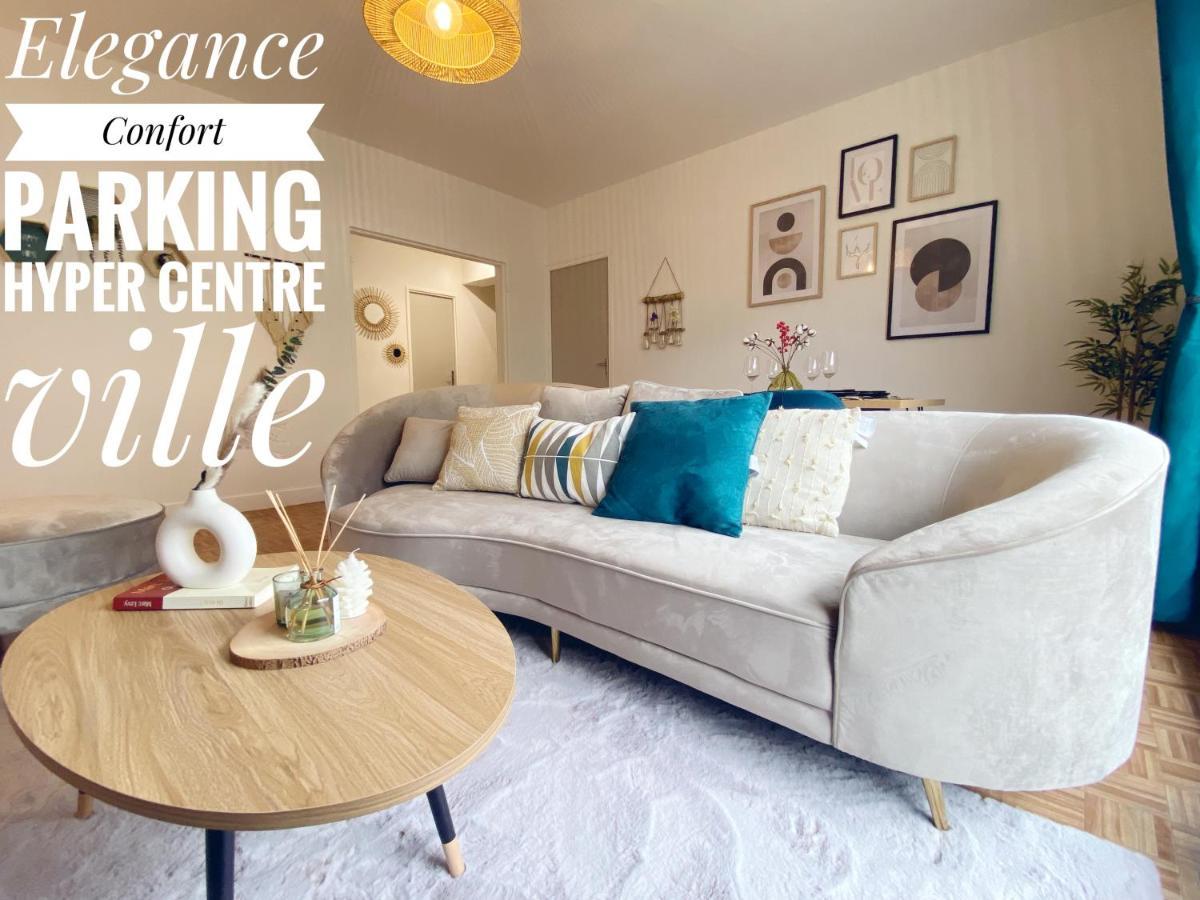 Confort & Elegance En Ville Avec Parking Gratuit เลอม็องส์ ภายนอก รูปภาพ